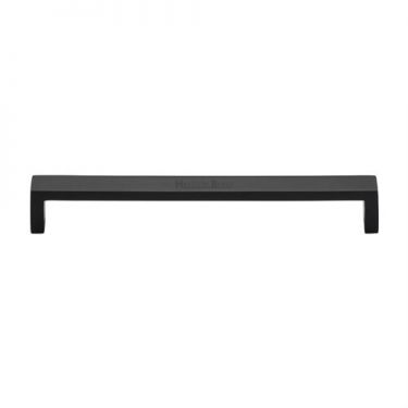 Click Here To Enlarge This Photo Of C4520 192-BKMT Heritage Brass Cabinet Pull Wide Metro Design 192mm ctc Matt Black Finish