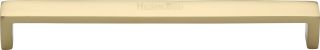 C4520 192-PB Heritage Brass Cabinet Pull Wide Metro Design 192mm ctc Polished Brass Finish