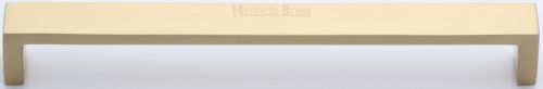 Click Here To Enlarge This Photo Of C4520 192-SB Heritage Brass Cabinet Pull Wide Metro Design 192mm ctc Satin Brass Finish