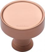 C4549-SRG Heritage Brass Cabinet Knob Florence Design 32mm Satin Rose Gold Finish