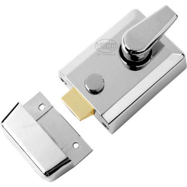 Click Here To Enlarge This Photo Of NL3060-PC M.Marcus York 60mm Std. Nightlatch Polished Chrome Finish