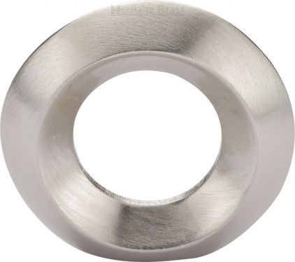 Click Here To Enlarge This Photo Of C4553-SN Heritage Brass Cabinet Knob Ring Design 40mm Satin Nickel Finish