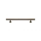 C4760 160-AT Heritage Brass Cabinet Pull Square Design with Footings 160mm ctc Antique Brass Finish