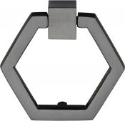C6334-MB Heritage Brass Cabinet Drop Pull Hexagon Design 51mm Matt Bronze Finish