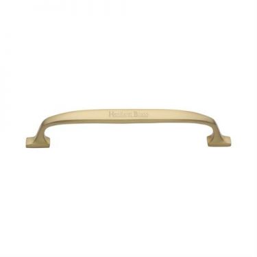 Click Here To Enlarge This Photo Of C7213 128-SB Heritage Brass Cabinet Pull Durham Design 128mm ctc Satin Brass Finish