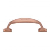 C7213 128-SRG Heritage Brass Cabinet Pull Durham Design 128mm ctc Satin Rose Gold Finish