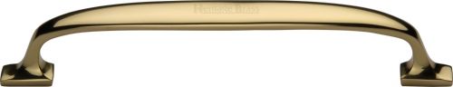 Click Here To Enlarge This Photo Of C7213 160-PB Heritage Brass Cabinet Pull Durham Design 160mm ctc Polished Brass Finish