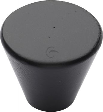 Click Here To Enlarge This Photo Of FB3189 32 M.Marcus Black Iron Rustic Cabinet Knob Round Cone Design 32mm