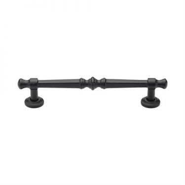 Click Here To Enlarge This Photo Of FB3343 96 M.Marcus Black Iron Rustic Cabinet Pull Kali Design 96mm ctc