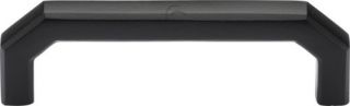 FB3465 160 M.Marcus Black Iron Rustic Cabinet Pull Angular Design 160mm ctc