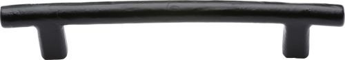 Click Here To Enlarge This Photo Of FB361 128 M.Marcus Black Iron Rustic Cabinet Pull Round Bar Design 128mm ctc