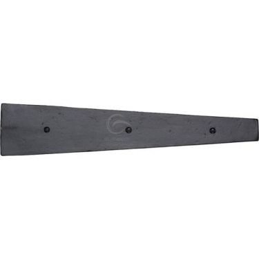 Click Here To Enlarge This Photo Of FB416 308 M.Marcus Black Iron Rustic Dummy Strap Hinge 12"