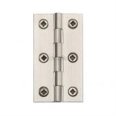 HG99-125-SN Heritage Brass Hinge Brass 3" x 1 ⅝" Satin Nickel Finish