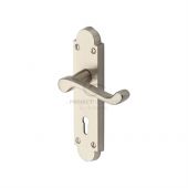PR500-SN M.Marcus Project Hardware Door Handle Lever Lock Milton Design Satin Nickel Finish