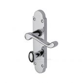 PR520-PC M.Marcus Project Hardware Door Handle For Bathroom Milton Design Polished Chrome Finish