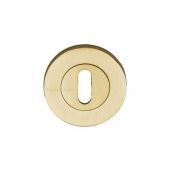 RS2000-SB Heritage Brass Key Escutcheon Satin Brass Finish