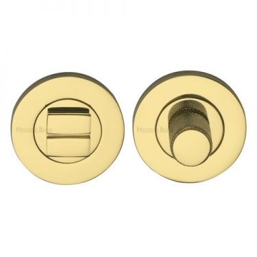 Click Here To Enlarge This Photo Of RS2030K-PB Heritage Brass Thumbturn & Emergency Release Polished Brass Finish