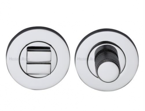 Click Here To Enlarge This Photo Of RS2030K-PC Heritage Brass Thumbturn & Emergency Release Polished Chrome Finish