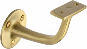 V1030 64-SB Heritage Brass Handrail Bracket 2 ½" Satin Brass Finish