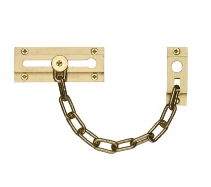 Click Here To Enlarge This Photo Of V1070-SB Heritage Brass Door Chain Satin Brass Finish