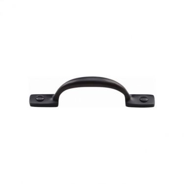 Click Here To Enlarge This Photo Of V1090 102-BKMT Heritage Brass Pull Handle Russell Design 102mm Matt Black Finish