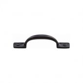 V1090 102-BKMT Heritage Brass Pull Handle Russell Design 102mm Matt Black Finish
