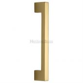 V1390 457-PB Heritage Brass Door Pull Handle Urban Design 457mm Polished Brass Finish