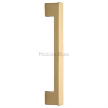 Click Here To Enlarge This Photo Of V1390 457-SB Heritage Brass Door Pull Handle Urban Design 457mm Satin Brass Finish