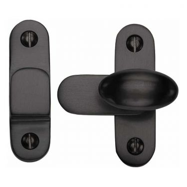 Click Here To Enlarge This Photo Of V1970-BKMT Heritage Brass Showcase Fastener Matt Black Finish