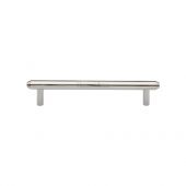 V4410 128-PNF Heritage Brass Cabinet Pull Stepped Design 128mm ctc Polished Nickel Finish
