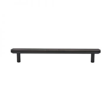 Click Here To Enlarge This Photo Of V4410 160-MB Heritage Brass Cabinet Pull Stepped Design 160mm ctc Matt Bronze Finish