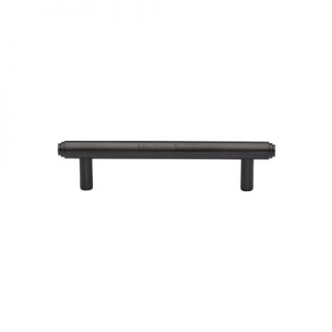 Click Here To Enlarge This Photo Of V4410 96-MB Heritage Brass Cabinet Pull Stepped Design 96mm ctc Matt Bronze Finish