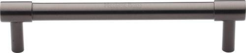 Click Here To Enlarge This Photo Of V4434 128-MB Heritage Brass Cabinet Pull Phoenix Design 128mm ctc Matt Bronze Finish