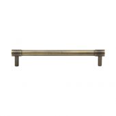 V4434 160-AT Heritage Brass Cabinet Pull Phoenix Design 160mm ctc Antique Brass Finish