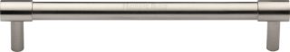 V4434 160-SN Heritage Brass Cabinet Pull Phoenix Design 160mm ctc Satin Nickel Finish