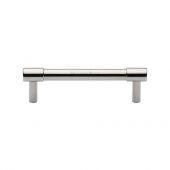 V4434 96-PNF Heritage Brass Cabinet Pull Phoenix Design 96mm ctc Polished Nickel Finish