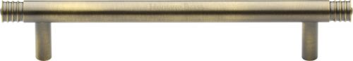 Click Here To Enlarge This Photo Of V4446 128-AT Heritage Brass Cabinet Pull Contour Design 128mm ctc Antique Brass Finish
