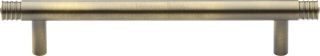 V4446 128-AT Heritage Brass Cabinet Pull Contour Design 128mm ctc Antique Brass Finish