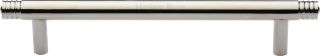 V4446 128-PNF Heritage Brass Cabinet Pull Contour Design 128mm ctc Polished Nickel Finish