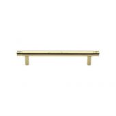 V4446 160-PB Heritage Brass Cabinet Pull Contour Design 160mm ctc Polished Brass Finish