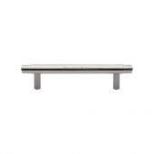 V4446 96-SN Heritage Brass Cabinet Pull Contour Design 96mm ctc Satin Nickel Finish