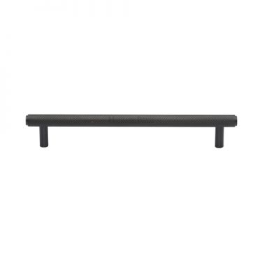 Click Here To Enlarge This Photo Of V4458 160-MB Heritage Brass Cabinet Pull Complete Knurl Design 160mm ctc Matt Bronze Finish