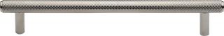 V4458 160-PNF Heritage Brass Cabinet Pull Complete Knurl Design 160mm ctc Polished Nickel Finish
