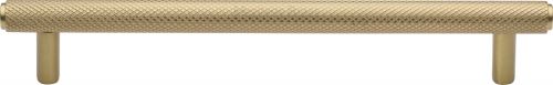 Click Here To Enlarge This Photo Of V4458 160-SB Heritage Brass Cabinet Pull Complete Knurl Design 160mm ctc Satin Brass Finish