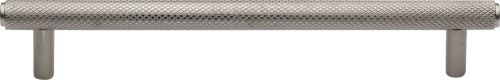 Click Here To Enlarge This Photo Of V4458 160-SN Heritage Brass Cabinet Pull Complete Knurl Design 160mm ctc Satin Nickel Finish