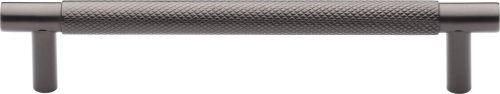 Click Here To Enlarge This Photo Of V4461 128-MB Heritage Brass Cabinet Pull Partial Knurl Design 128mm ctc Matt Bronze Finish