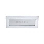 V850 254.101-SC Heritage Brass Letterplate 10" x 4" Satin Chrome Finish
