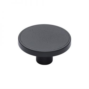 Click Here To Enlarge This Photo Of VF387 50-BLK M.Marcus Brooklyn Cabinet Knob 50mm Black Matt Finish