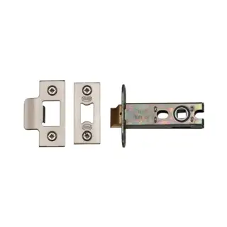 YKAL3N-SN&SC M.Marcus York Architectural Tubular Latch 3" Satin Chrome/Nickel Finish