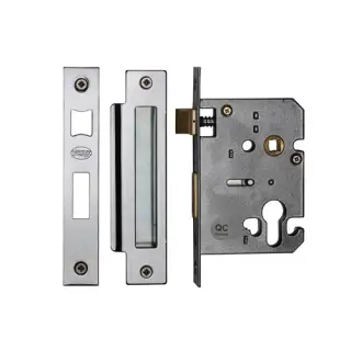 YKSLE3N-PC&PN M.Marcus York Euro Sash Lock 3" Polished Chrome Finish